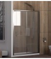 Karag Flora 500 shower enclosure wall to wall with sliding door