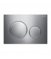Geberit Sigma 20 chrome mounted boiler board with 2 round buttons (115.882.KH.1)