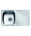 Karag E 51 Stainless Steel Satin Kitchen Sink with 1 Trough 80x48