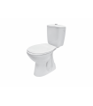 CERSANIT PRESIDENT 020 WC COMPACT SET WITH PRESIDENT POLYPROPYLENE, ANTIBACTERIAL TOILET SEAT (K08-029)