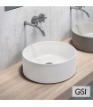 Gsi Kube-X Slim countertop washbasin Ø40 cm.